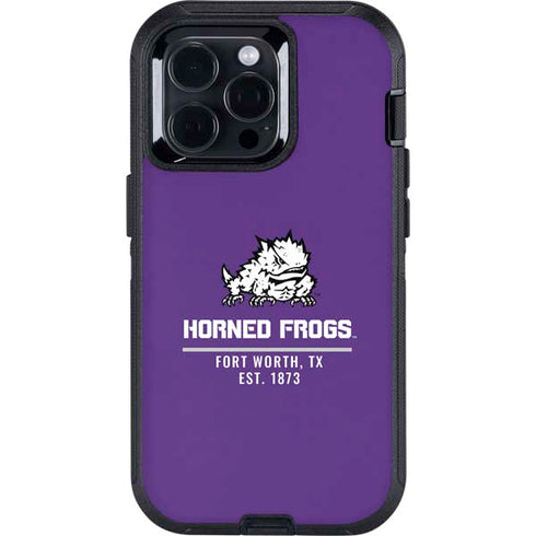Texas Christian University Horned Frogs Fort Worth Otterbox Defender iPhone Skin