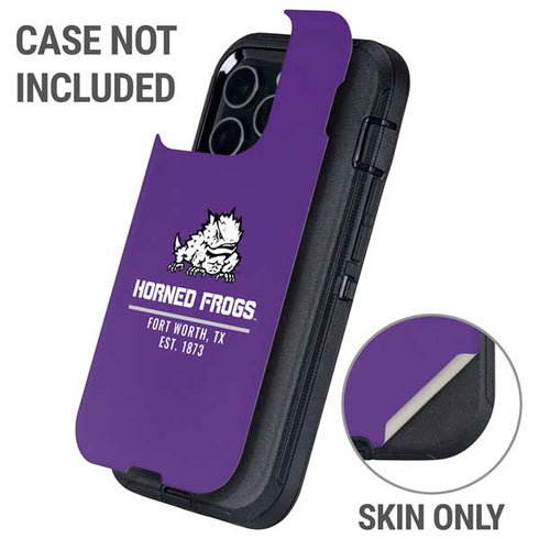 Texas Christian University Horned Frogs Fort Worth Otterbox Defender iPhone Skin