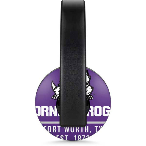 Texas Christian University Horned Frogs Fort Worth PlayStation 4 Gold Wireless Headset Skin