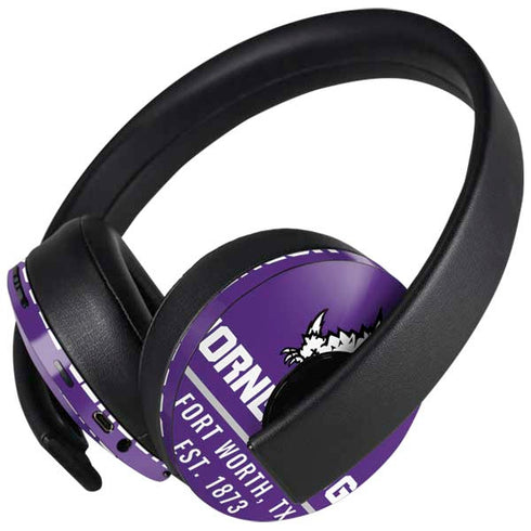 Texas Christian University Horned Frogs Fort Worth PlayStation 4 Gold Wireless Headset Skin