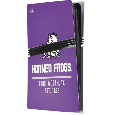 Texas Christian University Horned Frogs Fort Worth PlayStation PS5 Skins