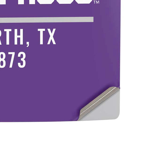 Texas Christian University Horned Frogs Fort Worth PS5 Pro Disk Console Skin
