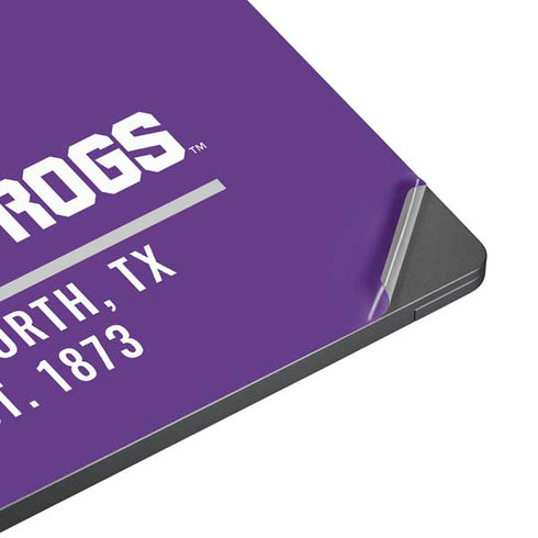 Texas Christian University Horned Frogs Fort Worth Surface Laptop 7 13.8in Skin