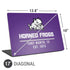 Texas Christian University Horned Frogs Fort Worth Universal Laptop 17in (13.8 x 10in) Skin