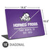 Texas Christian University Horned Frogs Fort Worth Universal Laptop 18in (14.6 x 10.6in) Skin