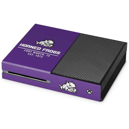 Texas Christian University Horned Frogs Fort Worth Xbox One Skins