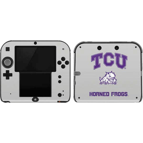 Texas Christian University Horned Frogs Logo Print Nintendo 2DS Skin