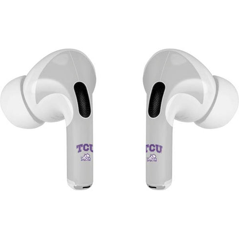 Texas Christian University Horned Frogs Logo Print AirPods Pro 2nd Gen Skin