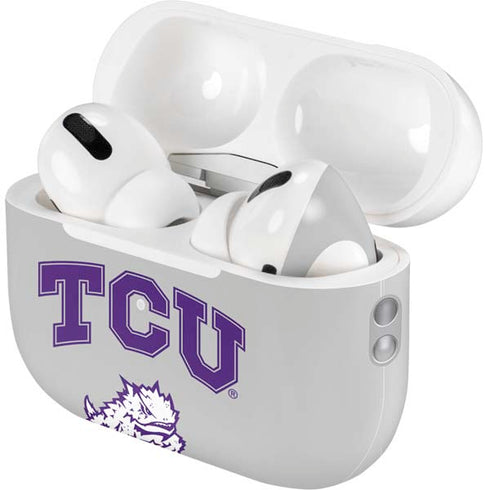 Texas Christian University Horned Frogs Logo Print AirPods Pro 2nd Gen Skin