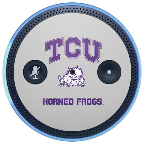 Texas Christian University Horned Frogs Logo Print Amazon Echo Skin
