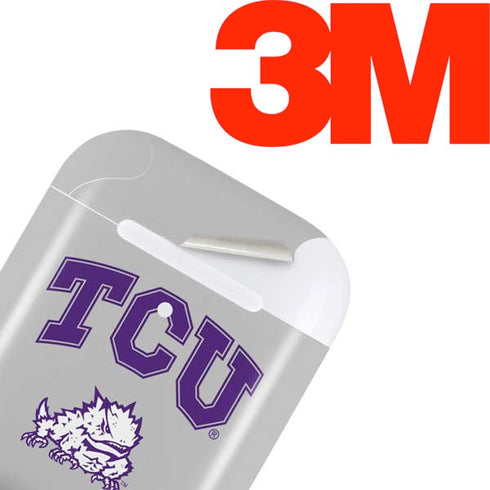 Texas Christian University Horned Frogs Logo Print Apple AirPods 2 Skin