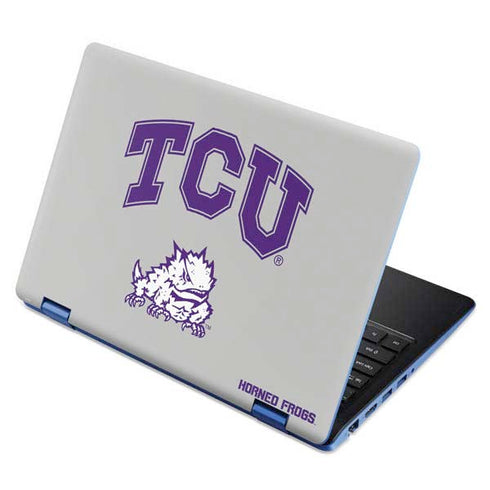 Texas Christian University Horned Frogs Logo Print Aspire R11 11.6in Skin