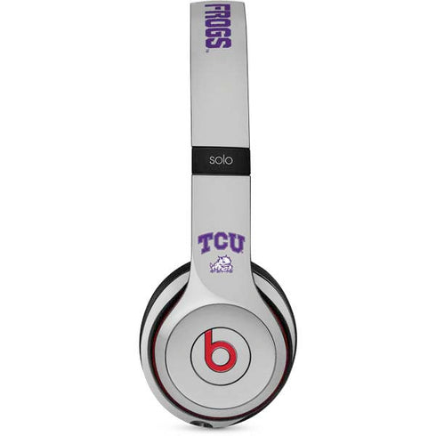 Texas Christian University Horned Frogs Logo Print Beats Solo 3 Wireless Skin
