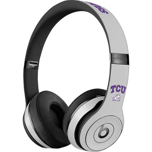 Texas Christian University Horned Frogs Logo Print Beats Solo 3 Wireless Skin