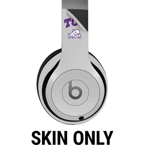 Texas Christian University Horned Frogs Logo Print Beats Solo 4 Wireless Headphones Skin