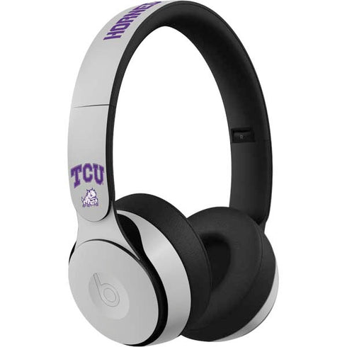 Texas Christian University Horned Frogs Logo Print Beats Solo Pro Skin