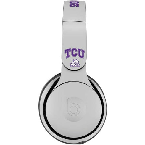Texas Christian University Horned Frogs Logo Print Beats Solo Pro Skin