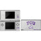 Texas Christian University Horned Frogs Logo Print DS Lite Skin