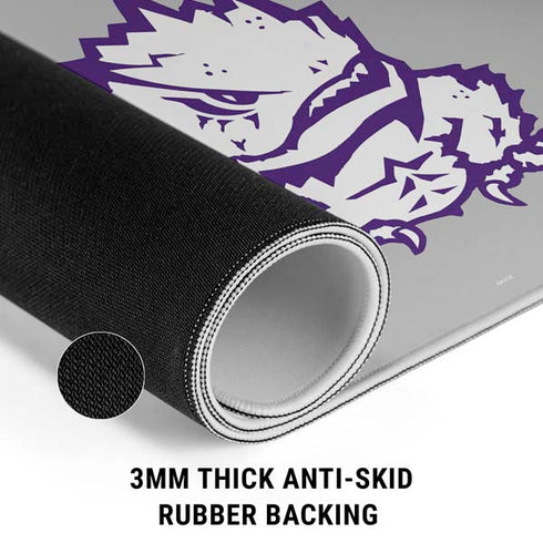 Texas Christian University Horned Frogs Logo Print Gaming Mouse Pad