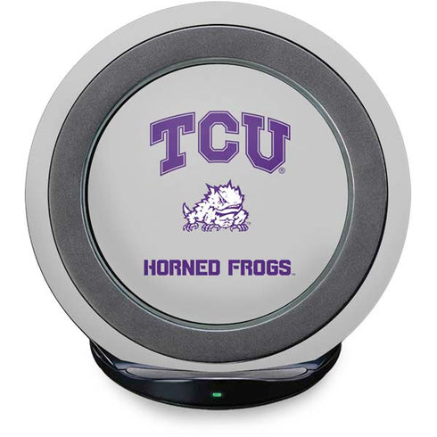 Texas Christian University Horned Frogs Logo Print Fast Charge Wireless Charging Stand Skin
