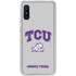 Texas Christian University Horned Frogs Logo Print Galaxy A10e Clear Case