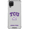 Texas Christian University Horned Frogs Logo Print Galaxy A12 Clear Case