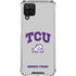 Texas Christian University Horned Frogs Logo Print Galaxy A12 Clear Case