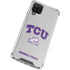 Texas Christian University Horned Frogs Logo Print Galaxy A12 Clear Case