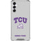 Texas Christian University Horned Frogs Logo Print Galaxy A14 5G Clear Case