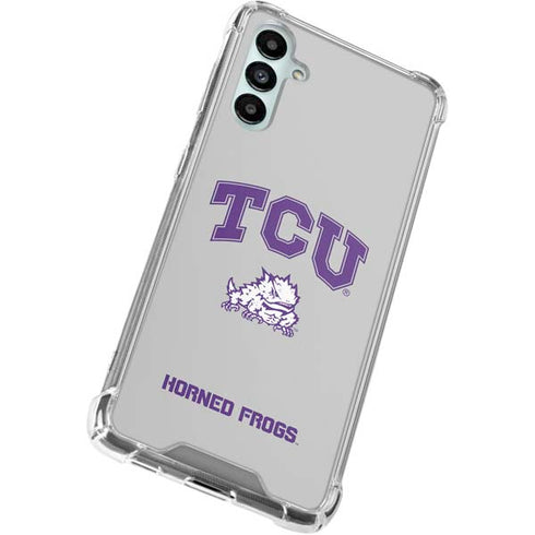 Texas Christian University Horned Frogs Logo Print Galaxy A15 5G Clear Case