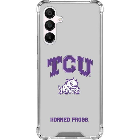 Texas Christian University Horned Frogs Logo Print Galaxy A16 5G Clear Case