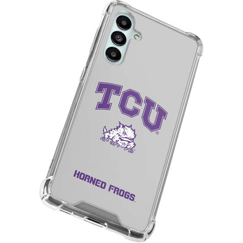 Texas Christian University Horned Frogs Logo Print Galaxy A16 5G Clear Case
