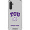 Texas Christian University Horned Frogs Logo Print Galaxy A17 Clear Case