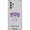 Texas Christian University Horned Frogs Logo Print Galaxy A33 5G Clear Case