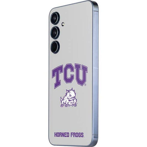 Texas Christian University Horned Frogs Logo Print Galaxy A35 5G Skin