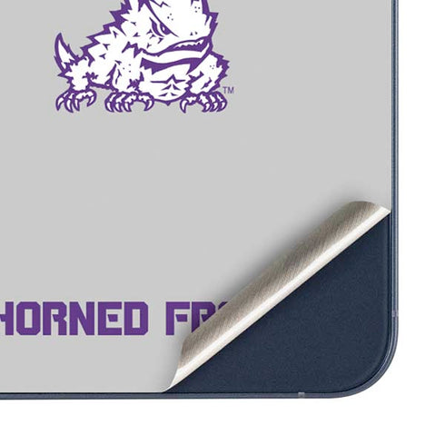 Texas Christian University Horned Frogs Logo Print Galaxy A35 5G Skin
