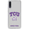 Texas Christian University Horned Frogs Logo Print Galaxy A50 Clear Case