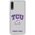 Texas Christian University Horned Frogs Logo Print Galaxy A50 Clear Case