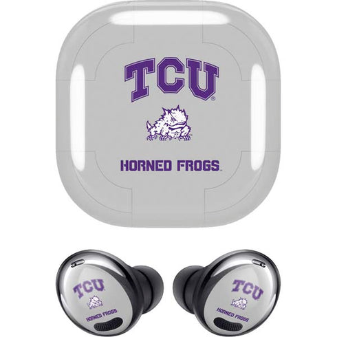 Texas Christian University Horned Frogs Logo Print Galaxy Buds Pro Skin
