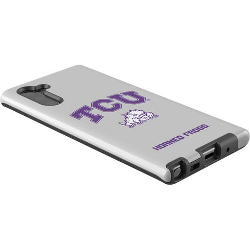 Texas Christian University Horned Frogs Logo Print Galaxy Note 10 Pro Case