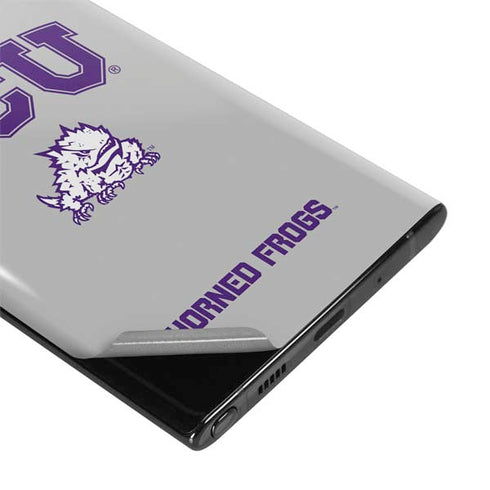 Texas Christian University Horned Frogs Logo Print Galaxy Note 10 Skin