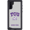 Texas Christian University Horned Frogs Logo Print Galaxy Note 10 Waterproof Case
