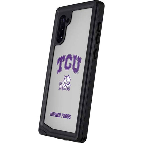 Texas Christian University Horned Frogs Logo Print Galaxy Note 10 Waterproof Case