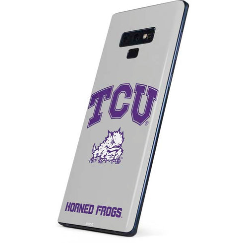 Texas Christian University Horned Frogs Logo Print Galaxy Note 9 Skin