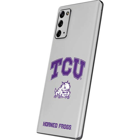 Texas Christian University Horned Frogs Logo Print Galaxy Note20 5G Skin