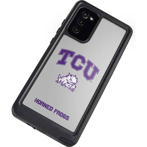 Texas Christian University Horned Frogs Logo Print Galaxy Note20 5G Waterproof Case