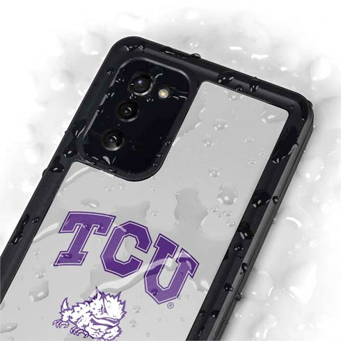 Texas Christian University Horned Frogs Logo Print Galaxy Note20 5G Waterproof Case