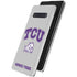 Texas Christian University Horned Frogs Logo Print Galaxy S10 Skin