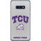 Texas Christian University Horned Frogs Logo Print Galaxy S10e Skin