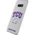 Texas Christian University Horned Frogs Logo Print Galaxy S10e Skin